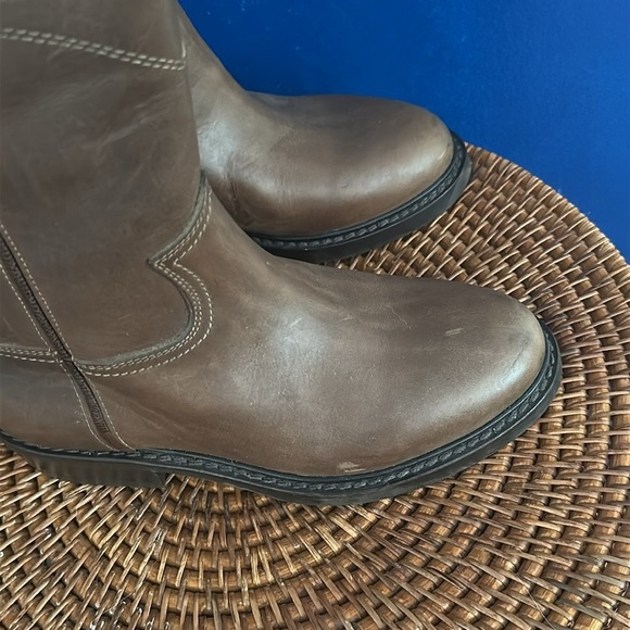 Unisex BUTTERO Italian Made Brown Leather Pull On Boots Sz 37 W 6.5 Men 5 main image 4
